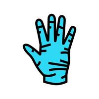 gloves for food handling color icon illustration vector