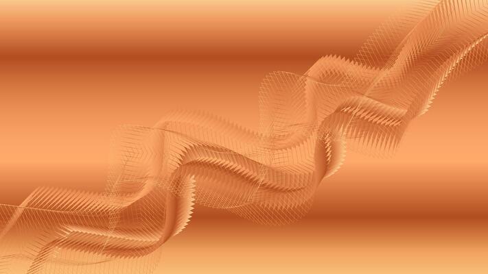 Wood color abstract wavy lines and wooden color gradient background