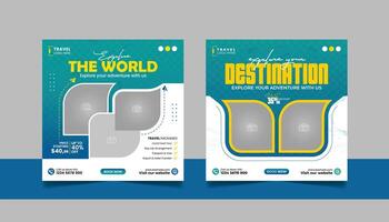 Travel and Tourism Business Marketing Banner vector