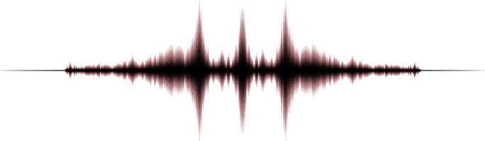 equalizer sound wave stripes black and red no background vector