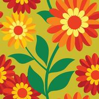 floral seamless pattern vector