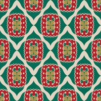 red geometric seamless pattern with square design. for tile,paper,fabric vector