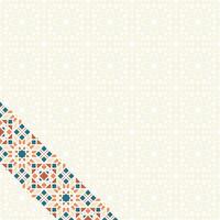 Islamic Diagonal Ornament with Stroke Pattern vector