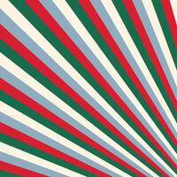 Christmas abstract stripes background, line pattern background with christmas color theme, retro christmas color vector