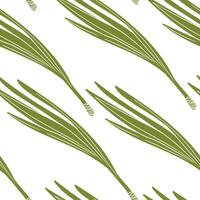 Simple Pine Needle Pattern vector