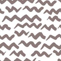 Zigzag Brush Stroke Pattern vector
