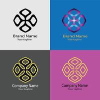 Infinity Petal, Unity Knot Logo that evokes balance and unity. vector