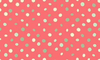 Colorful dotted pattern featuring round spots in a repeating layout. Ideal for creating abstract backgrounds, seamless textiles, and geometric wallpapers. vector