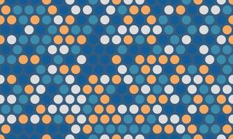 polka dot pattern with abstract round shapes. Great for textile designs, seamless wallpapers, or trendy poster backgrounds with a minimalist geometric style. vector