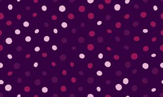 Seamless spotted pattern with abstract circles, perfect for textile prints, wallpaper, or creative geometric posters. Trendy polka dot design for modern backgrounds. vector