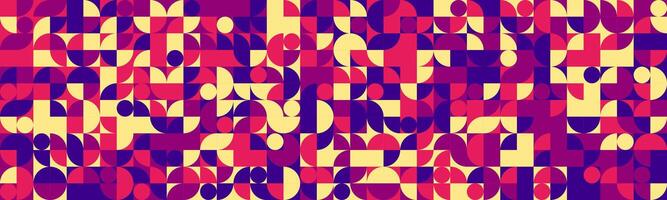 Modern geometric pattern with seamless shapes. Ideal for minimal textile design, abstract backgrounds, and trendy poster covers. A creative artwork with mosaic elements. vector