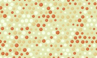 Abstract polka dot pattern with geometric circles, perfect for seamless textile prints, wallpaper, or modern poster backgrounds. A trendy and creative design. vector