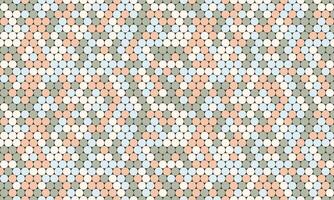 Geometric polka dot pattern with colorful spots, perfect for seamless wallpaper, textile prints, and modern poster backgrounds with an abstract touch. vector