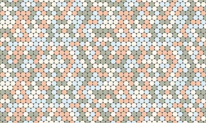Geometric polka dot pattern with colorful spots, perfect for seamless wallpaper, textile prints, and modern poster backgrounds with an abstract touch.