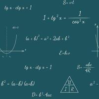 Mathematics formula pattern vector
