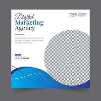 Digital marketing social media post business webinar for social media story, business post or stories banner template geometric shape design for attractive abstract elements post background space vector