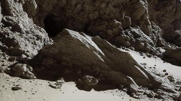 Rocky Mountain With Small Cave video