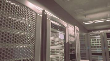 Diverse Array of Servers in Server Room video