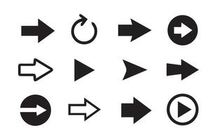 Icon set of arrow pointer. Mega set of arrows icon Illustration eps 10 vector