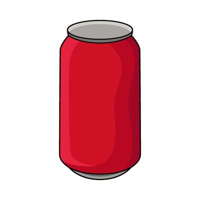 illustration of soda can