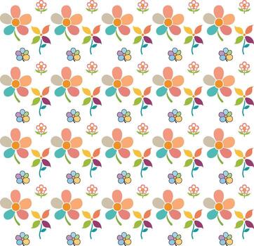 sin costura flor modelo antecedentes vector