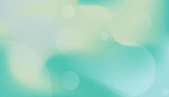 Abstract green gradient background with white circle effect vector