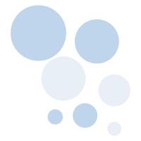 Simple Blue Circles Ornament vector