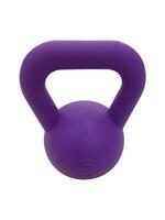 Kettlebell is a type of exercise equipment made of steel, shaped like a pendulum, with a handle or handle for easy grip. photo