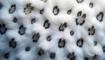 Snow Leopard Fur Texture for Frosty Design Backgrounds photo