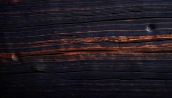 Burnt Wood Texture with Visible Char Marks photo