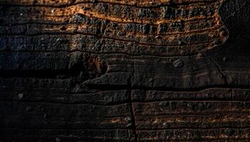 Burnt Wood Texture with Visible Char Marks photo