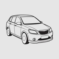 Using Car Icons for Social Media Tips and Tricks vector