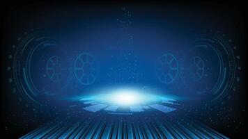 Abstract technology background Hi-tech communication concept, technology. vector
