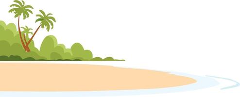 Shallow Lagoon with Calm Ripples vector