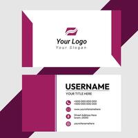 Visiting Card Template. vector