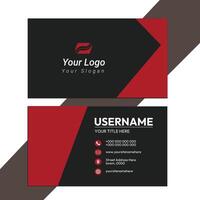 Creative modern name card and business card vector