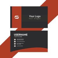 Business card design template Design vector