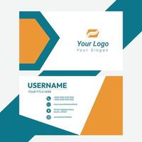 Graphic Design Business Card Template vector
