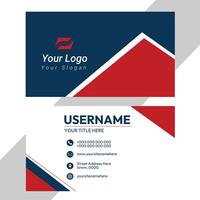 Professional elegant modern creative business card template vector