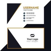 Modern business card template design. vector