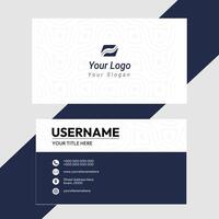 Simple business card template vector