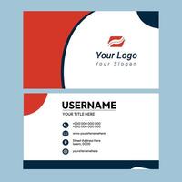 Creative Business Card template. vector