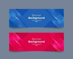 Gradient background for banner template design vector