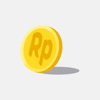 Illustration image of Indonesian rupiah currency icon. Editable icon. vector