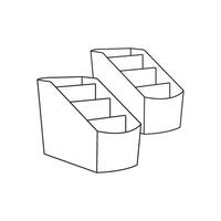 multi-purpose tool holder in the office vector
