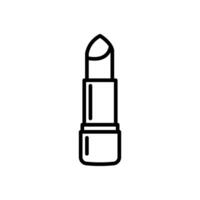 lipstick icon, line style icon vector