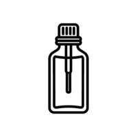essential oil icon, line style icon vector