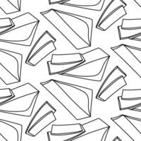 pattern of doodles with triangular pieces and thinly sliced piece of cheddar cheese. Texture triangular piece hard cheese, cut into flat slices, diverse group. Seamless dairy products with thin slices vector