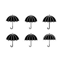 Stylish Umbrella Designs and Line Art Graphics for Print vector