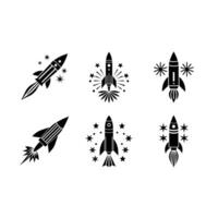 Dynamic Rocket Fireworks Art Line Art Designs for Print vector